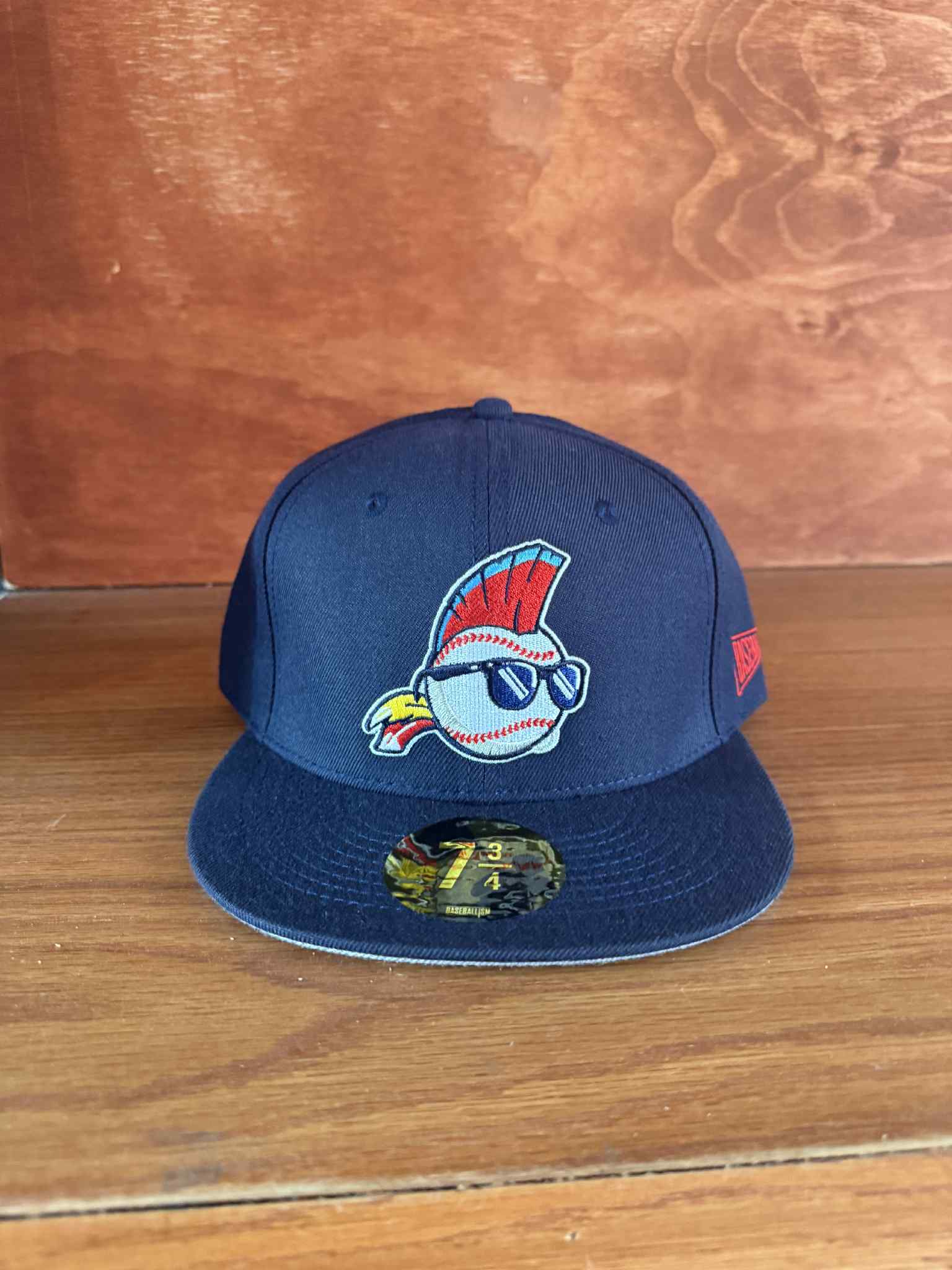 Baseballism Wild Thing Rick Vaughn Major League Fitted Size 7 3/4